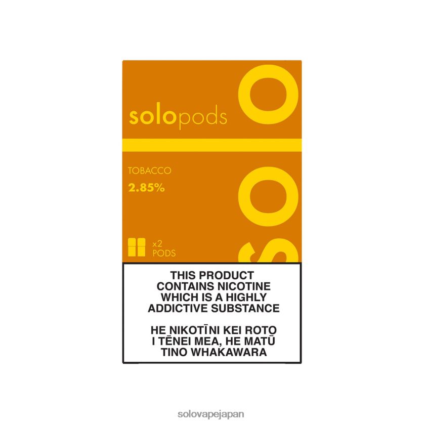 Solo 交換用ポッド 2 パック タバコ ZLR4R250 - Solo Vape Tokyo