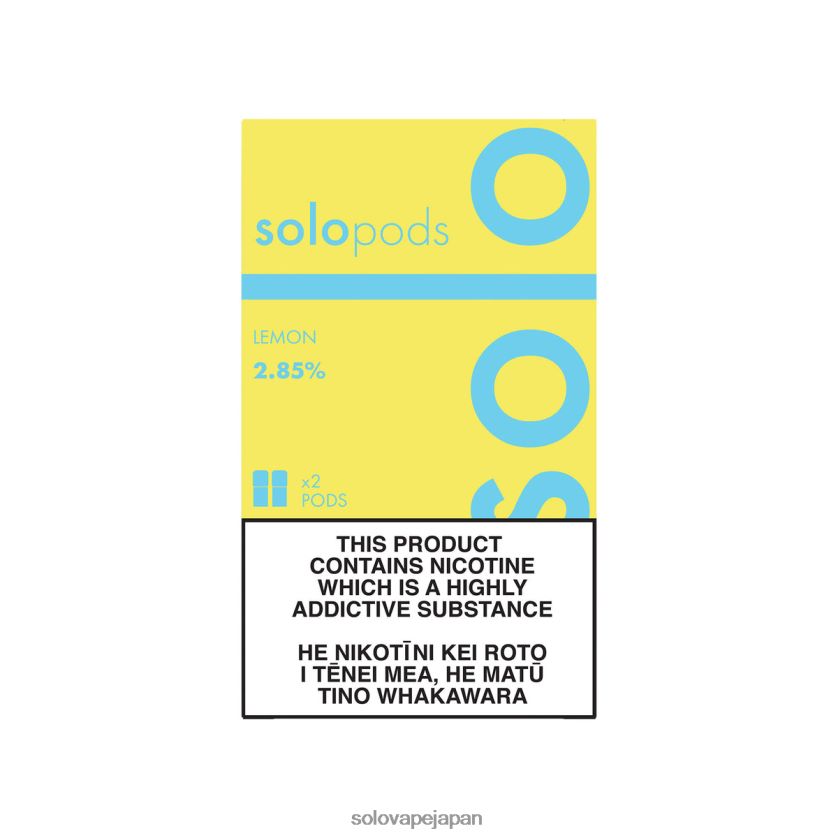 Solo 交換用ポッド 2 パック レモン ZLR4R255 - Solo Vape Japan