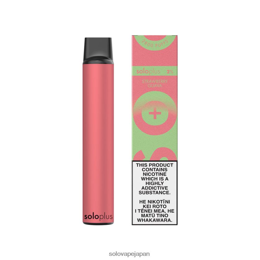 Solo Plus 使い捨てベイプパラダイスコレクション イチゴグアバ ZLR4R237 - Solo Vape Japan