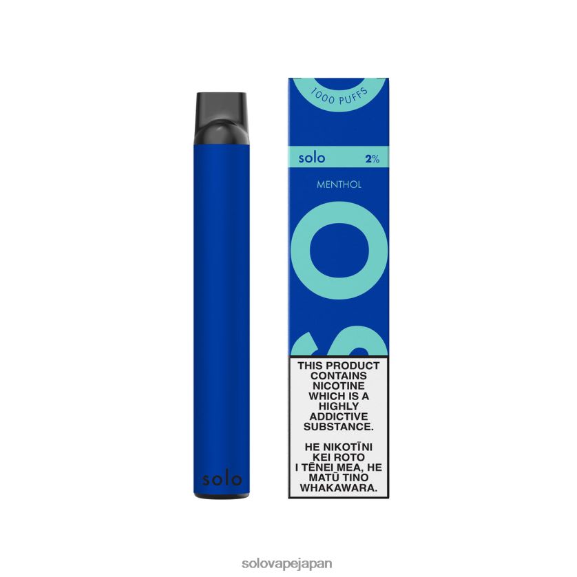 Solo 使い捨て電子タバコ メントール ZLR4R28 - Solo Vape Tokyo
